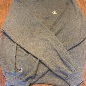 Champion Men's Gray Crewneck Sweatshirt Size Small